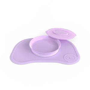 Twistshake Click Mat Tischunterlage mit Teller - Pastel Purple