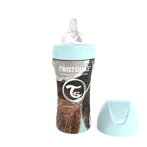 Twistshake Anti-Colic Edelstahl 330ml - Kokusnuss
