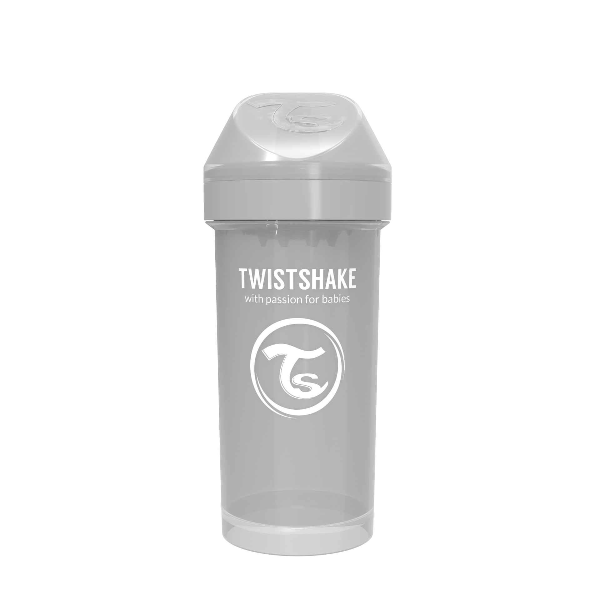 Twistshake Kid Cup Trinkflasche 360ml 12+m - Pastel Grey