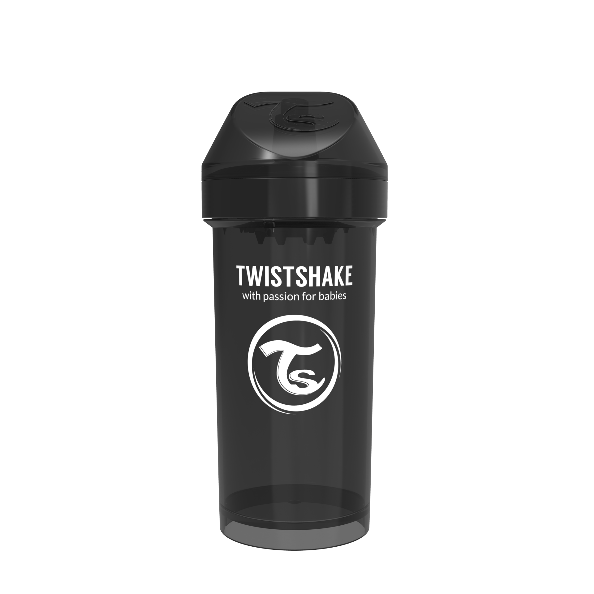 Twistshake Kid Cup Trinkflasche 360ml 12+m - Black