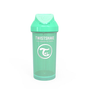 Twistshake Straw Cup Trinkflasche 360ml 12+m - Pastel Green