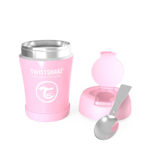 Twistshake Isolierte Essensdose 350ml - Pastel Pink