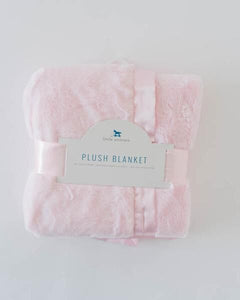 Little Unicorn Plush Luxury Receiving Blanket - Pink