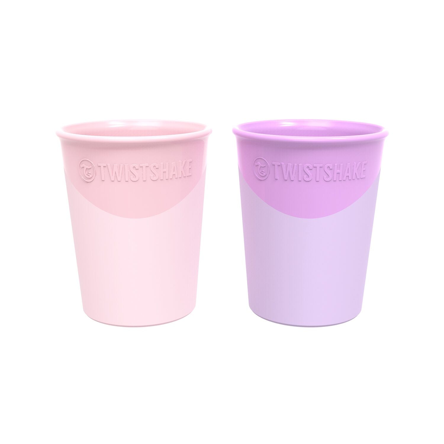 Twistshake Becher 2er Set - Pastel Pink/Purple