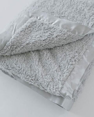 Little Unicorn Chenille Luxury Receiving Blanket - Grey