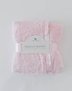 Little Unicorn Chenille Luxury Receiving Blanket - Pink