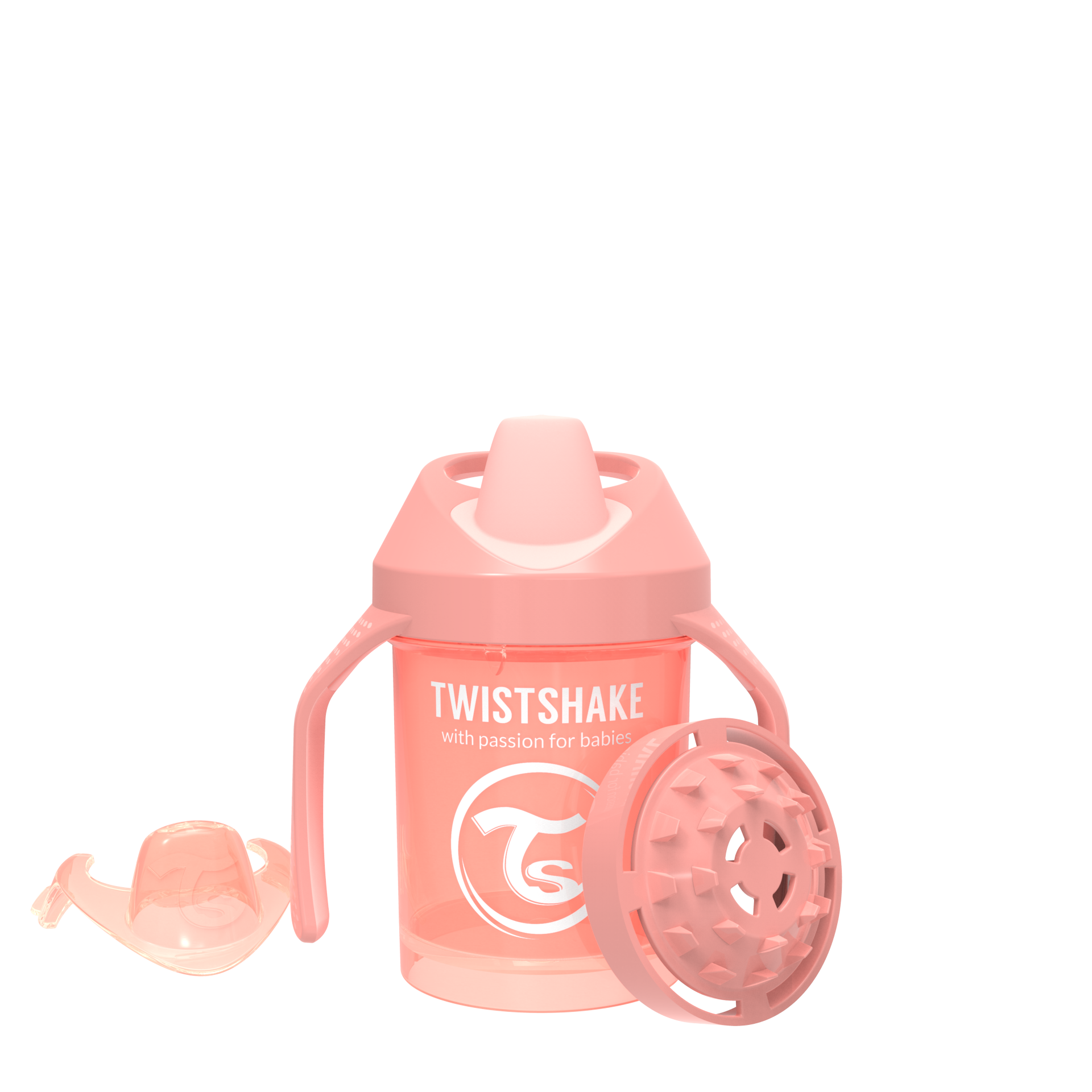 Twistshake Mini Cup Trinkflasche 230ml 4+m - Pastel Peach