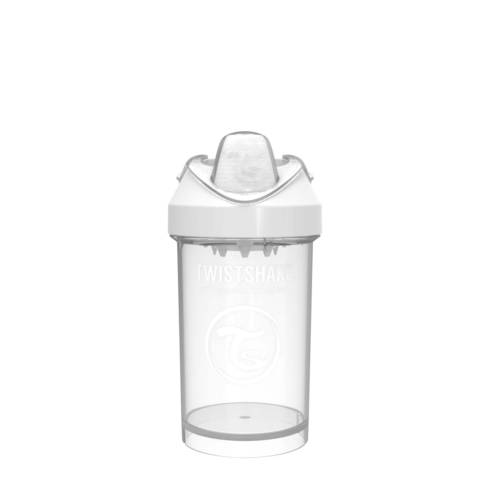 Twistshake Crawler Cup Trinkflasche 300ml 8+m - White