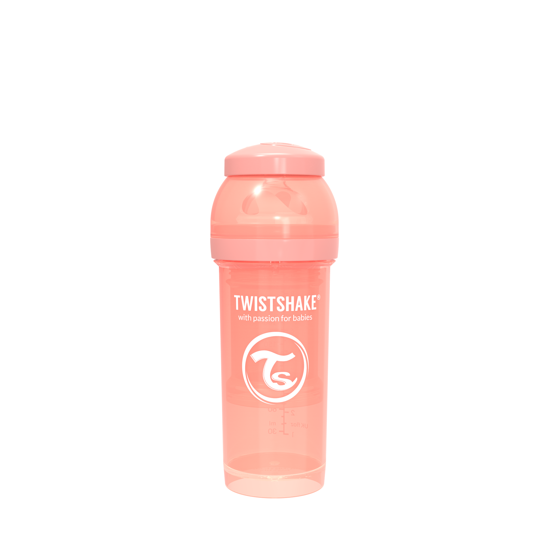 Twistshake Anti Colic 260ml - Pastel Peach
