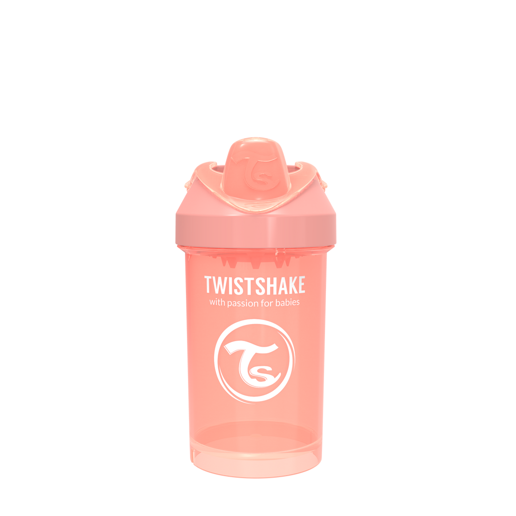 Twistshake Crawler Cup Trinkflasche 300ml 8+m - Pastel Peach