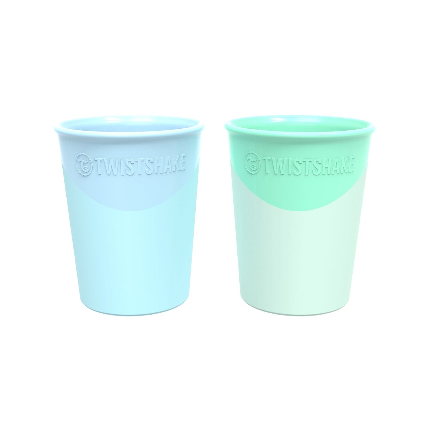 Twistshake Becher 2er Set - Pastel Blue/Green